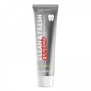 Гелевая отбеливающая зубная паста Consly Clean Fresh Total White Gel Toothpaste 105гр