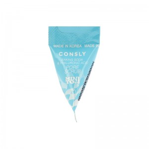 Скраб для лица с содой и гиалуроновой кислотой Consly Mini To Go Baking Soda Hyaluronic Acid Pore Scrub 7гр