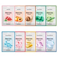 Тканевая маска для лица Consly Clear Line Advanced Skincare Mask Sheet 25мл