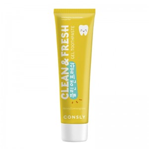 Укрепляющая гелевая зубная паста Consly Clean Fresh Honey Lemongrass Strengthening Gel Toothpaste 105гр
