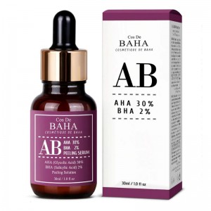 Смываемая пилинг-сыворотка с комплексом кислот Cos De Baha AHA BHA AB Serum 30мл