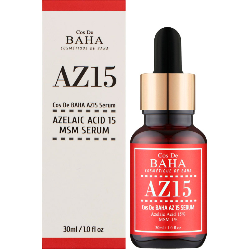 Усиленная интенсивная сыворотка с азелаиновой кислотой Cos De BAHA Azelaic Acid 15 Serum AZ15 30мл