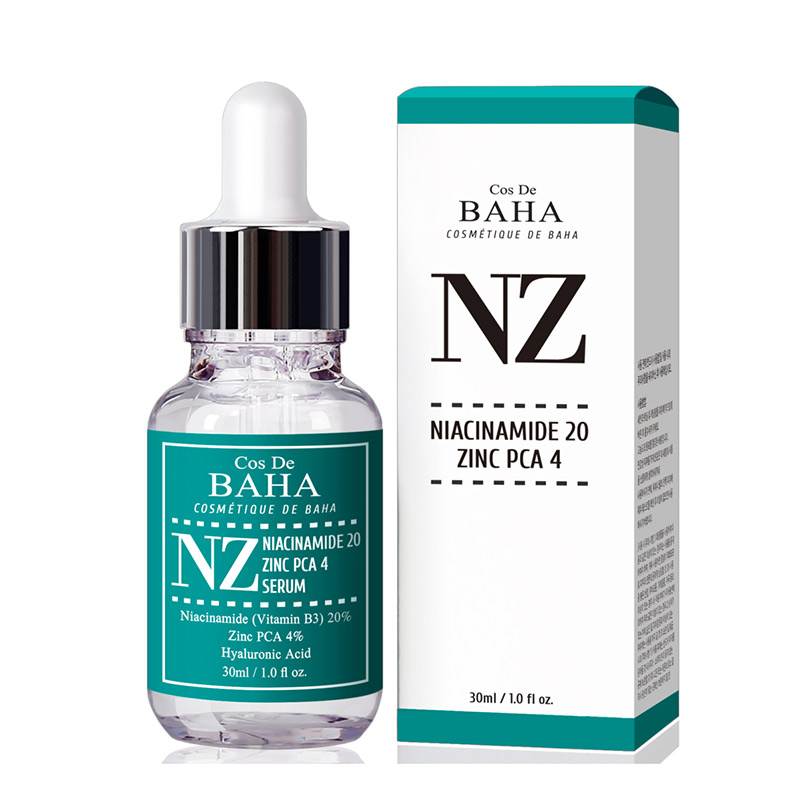 Укрепляющая сыворотка для сужения пор Cos De BAHA NZ Niacinamide 20 Zinc 4 Pore Reducer 30мл
