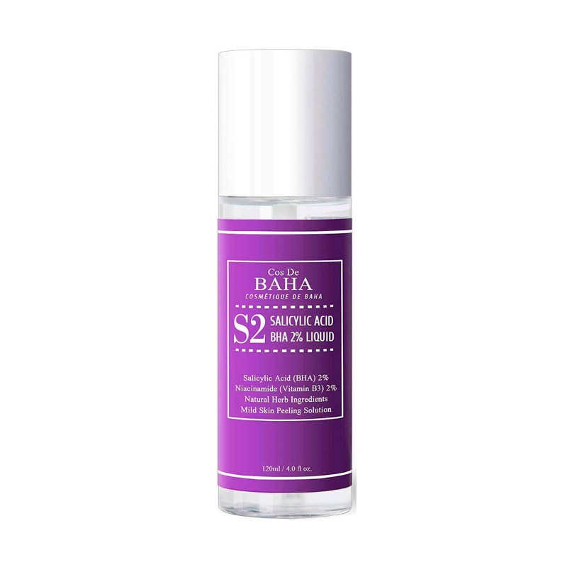 Эссенция-тонер для лечения акне и сужения пор Cos De BAHA Salicylic Acid BHA 2 Liquid 120 мл