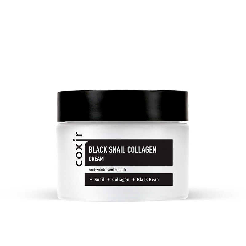 Антивозрастной питательный крем с муцином улитки COXIR Black Snail Collagen Cream - 50 мл Антивозрастной питательный крем с муцином улитки COXIR Black Snail Collagen Cream - 50 мл