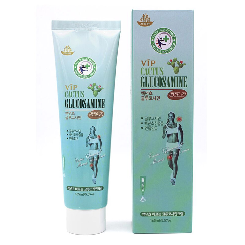 Крем-гель для тела с глюкозамином и экстрактом опунции DAEJEON Vip Cactus Glucosamine Cream 165мл