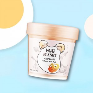 Увлажняющая маска для волос с яичным желтком и овсом Daeng Gi Meo Ri Egg Planet Oatmeal Hair Pack 200мл