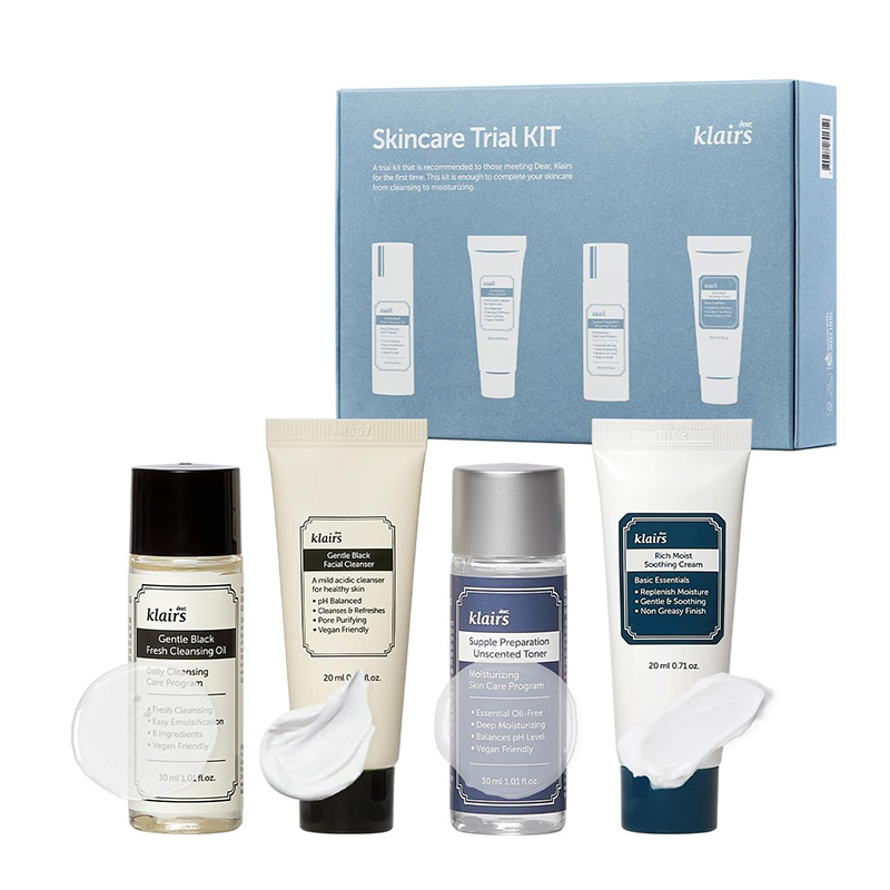 Набор миниатюр для лица Dear, Klairs Skincare Trial Kit Набор миниатюр для лица Dear, Klairs Skincare Trial Kit