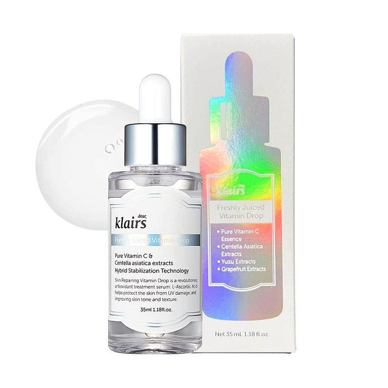 Сыворотка с витамином С для сияния кожи Dear, Klairs Freshly Juiced Vitamin Drop 35мл Сыворотка с витамином С для сияния кожи Dear, Klairs Freshly Juiced Vitamin Drop 35мл