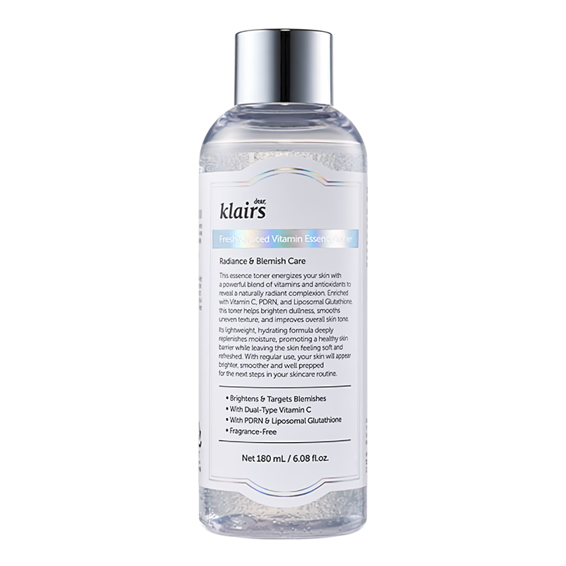 Витаминный тонер-эссенция с ПДРН Dear, Klairs Freshly Juiced Vitamin Essence Toner 180мл