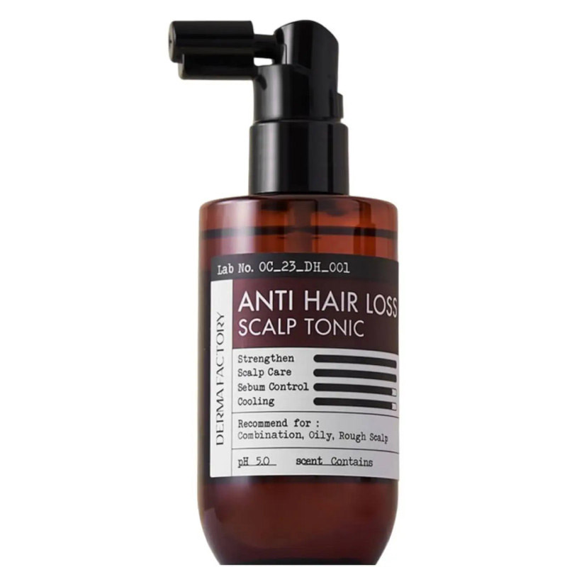 Мист-тоник для кожи головы против выпадения волос Derma Factory Anti Hair Loss Scalp Tonic 100мл Мист-тоник для кожи головы против выпадения волос Derma Factory Anti Hair Loss Scalp Tonic 100мл