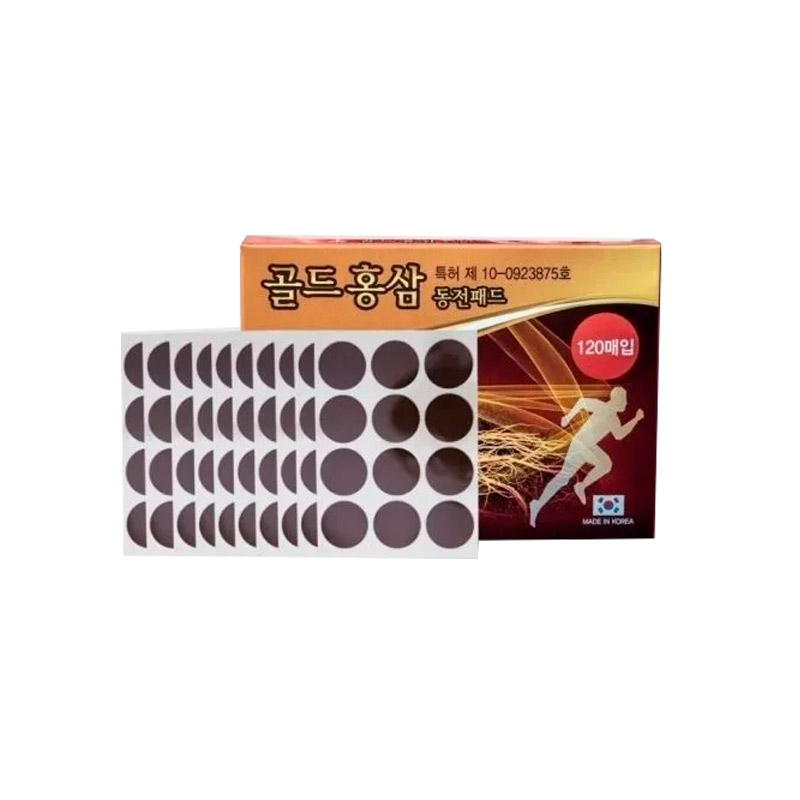 Пластыри обезболивающие с красным женьшенем Daejeon Red Ginseng Dong Jeon Pad 120 шт Пластыри обезболивающие с красным женьшенем Daejeon Red Ginseng Dong Jeon Pad 120 шт