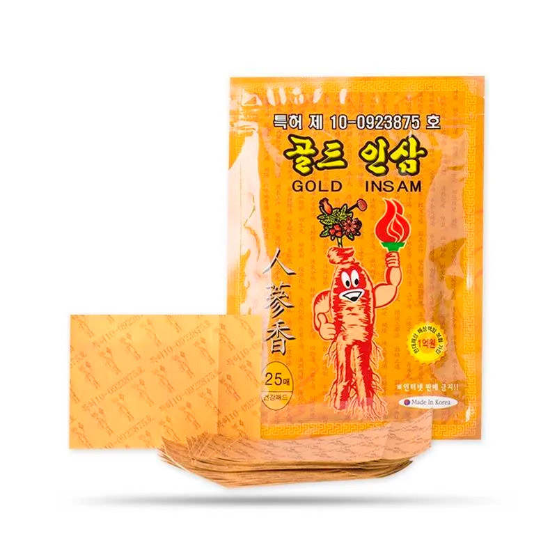 Противовоспалительные пластыри с красным женьшенем Daejeon Gold Red Ginseng 25 шт Противовоспалительные пластыри с красным женьшенем Daejeon Gold Red Ginseng 25 шт