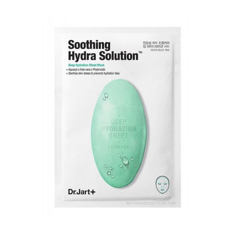 Успокаивающая тканевая маска DR.JART Dermask Water Jet Soothing Hydra Solution 30 мл
