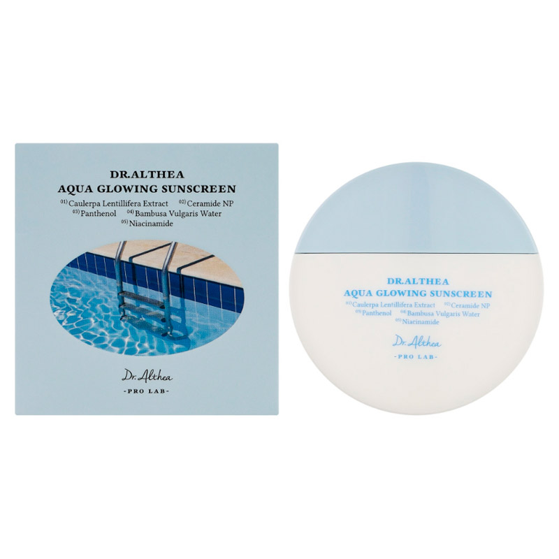 Увлажняющий солнцезащитный крем Dr. Althea Aqua Glowing Sunscreen SPF50+ PA++++ 45 мл