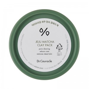 Очищающая глиняная маска с матчей DR.CEURACLE Jeju Matcha Clay Pack 115 гр