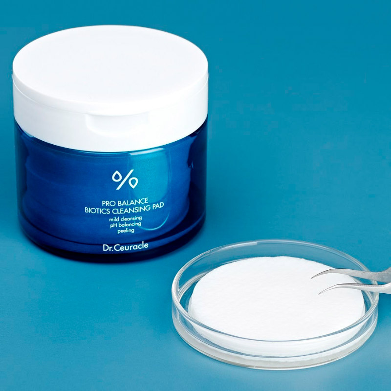 Очищающие подушечки с пробиотиками Dr Ceuracle Pro Balance Biotics Cleansing Pad 60шт