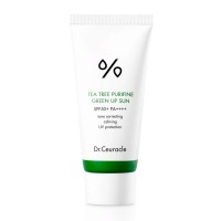 Солнцезащитный крем для проблемной кожи Dr.Ceuracle Tea Tree Purifine Green Up Sun SPF 50+ PA++++ 50мл