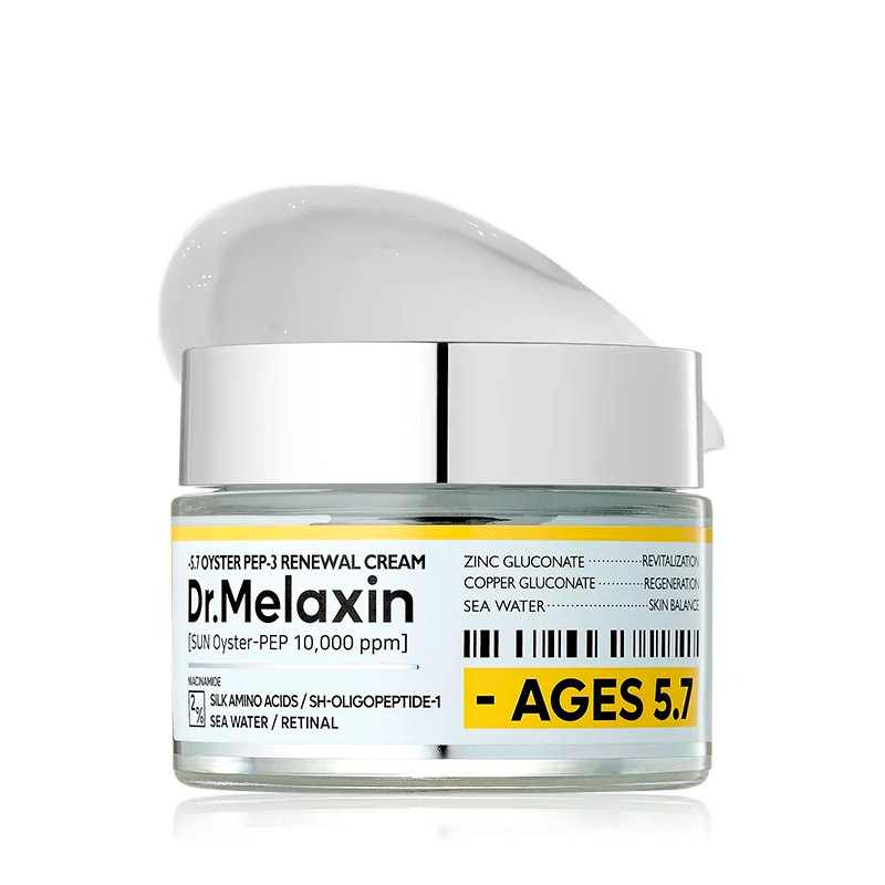 Питательный антивозрастной крем Dr.Melaxin Oyster Pep3 Renewal Cream 50 мл