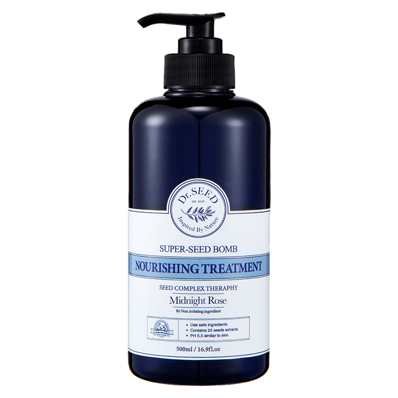 Маска для волос Dr.SEED Super Seed Bomb Nourishing Treatment Midnight Rose 500мл