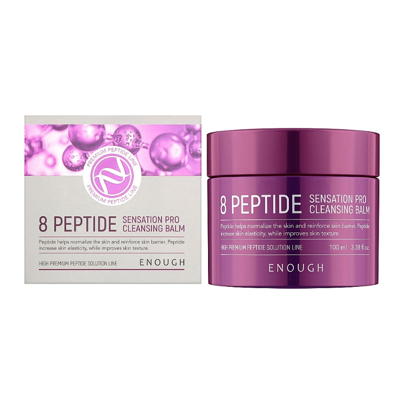 Бальзам для снятия макияжа с пептидами Enough 8 Peptide Sensation Pro Cleansing Balm 100 мл Бальзам для снятия макияжа с пептидами Enough 8 Peptide Sensation Pro Cleansing Balm 100 мл
