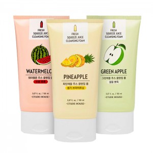 Очищающая пенка с фруктовым соком ETUDE HOUSE Fresh Squeeze Juice Cleansing Foam - 150 мл