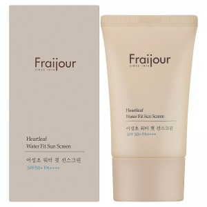 Лёгкий солнцезащитный крем EVAS Fraijour Heartleaf Water Fit Sun Cream SPF50+ PA ++++ 50мл