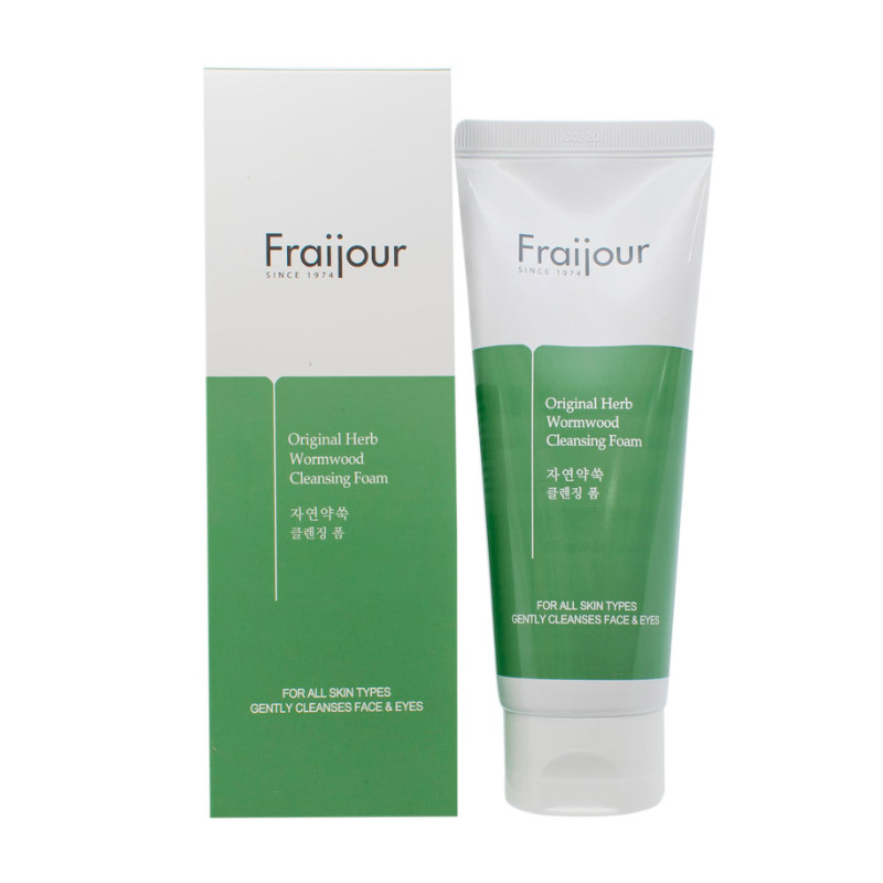 Очищающая пенка с полынью EVAS Fraijour Original Herb Wormwood Cleansing Foam 150мл