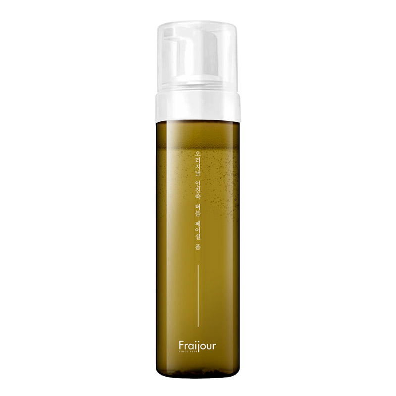 Мягкая пенка для умывания с помпой EVAS Fraijour Original Artemisia Bubble Facial Foam 200 мл