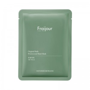 Успокаивающая тканевая маска для лица EVAS Fraijour Original Herb Wormwood Sheet Mask 23 мл