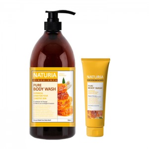 Гель для душа с медом EVAS Naturia Pure Body Wash Honey and White Lily - 100/750 мл