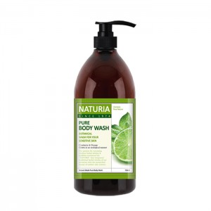 Гель для душа с лаймом EVAS Naturia Pure Body Wash Wild Mint and Lime - 100/750 мл