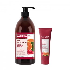 Гель для душа с апельсином EVAS Naturia Pure Body Wash Cranberry and Orange - 100/750 мл
