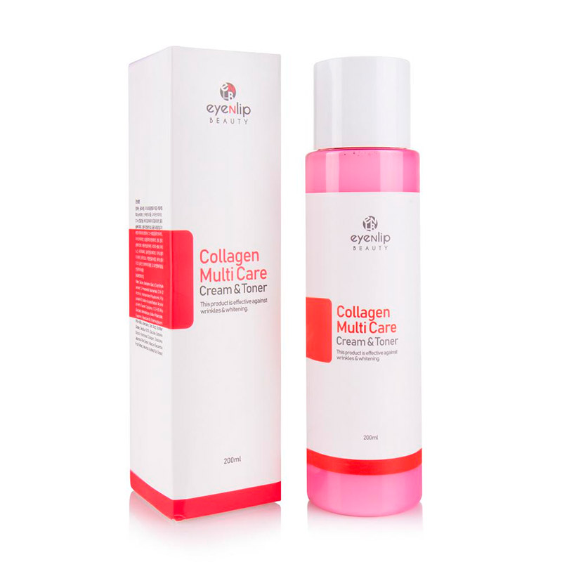 Тонер-крем с коллагеном EYENLIP Collagen Multi Care Cream Toner 200 мл