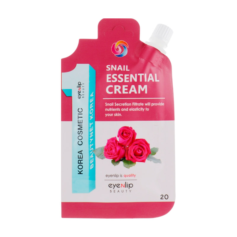 Крем для лица с муцином улитки Eyenlip Snail Essential Cream 20мл Крем для лица с муцином улитки Eyenlip Snail Essential Cream 20мл