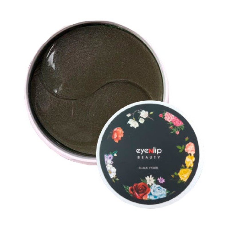 Гидрогелевые патчи с черным жемчугом EYENLIP Black Pearl Hydrogel Eye Patch - 60 шт