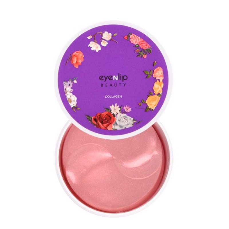 Гидрогелевые патчи с коллагеном EYENLIP Collagen Hydrogel Eye Patch - 60 шт