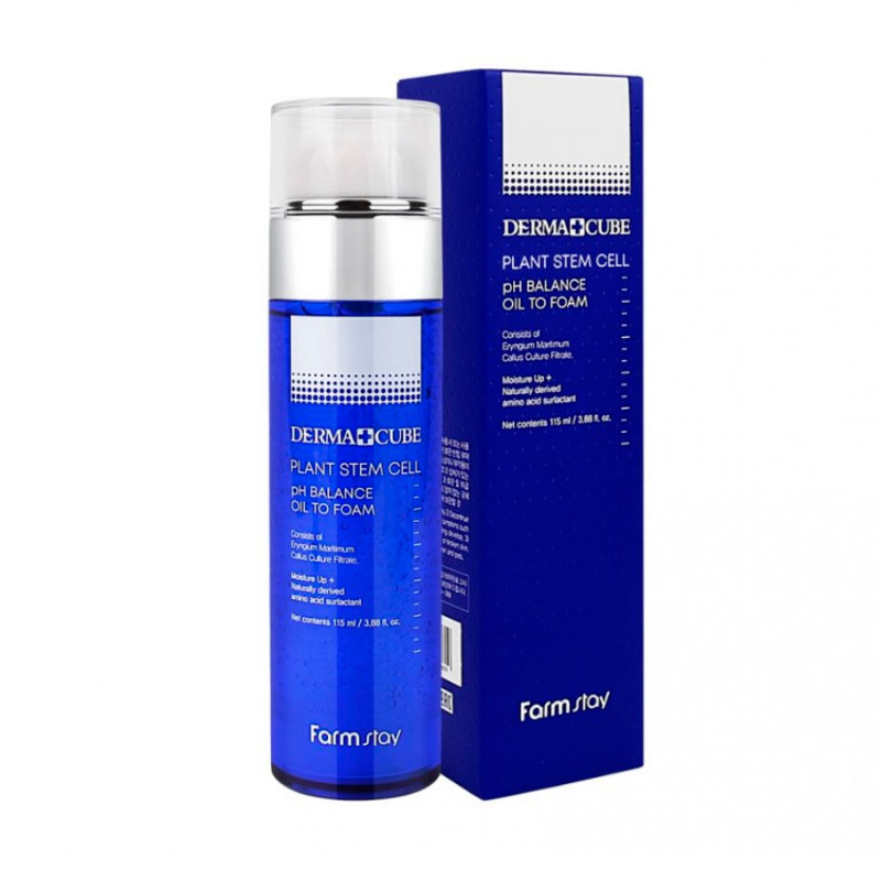 Гидрофильное масло-пенка FARMSTAY Derma Plant Stem Cell pH Balance Oil ...