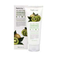 Осветляющий пилинг-гель с экстрактом киви FARMSTAY All-In-One Whitening Peeling Gel Kiwi 180мл
