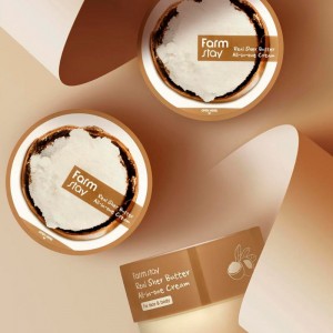 Питательный крем-баттер для тела с маслом ши FarmStay Real Shea Butter All-In-One Cream 300 мл