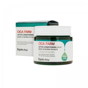 Крем-бальзам с центеллой азиатской FARMSTAY Cica Farm Active Conditioning Balm 80 мл