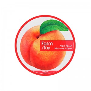 Многофункциональный крем для тела с персиком FarmStay Real Peach All-In-One Cream 300 мл