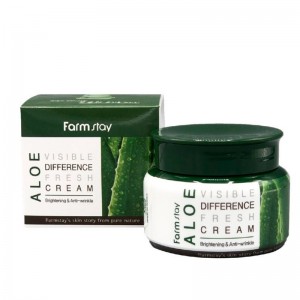 Крем с экстрактом алоэ FarmStay Visible Difference Fresh Cream Aloe 100 мл