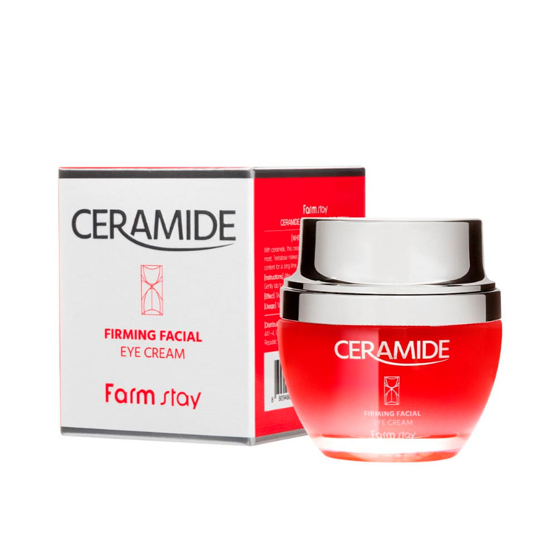 Укрепляющий крем для кожи вокруг глаз с керамидами FarmStay Ceramide Firming Facial Eye Cream 50мл Укрепляющий крем для кожи вокруг глаз с керамидами FarmStay Ceramide Firming Facial Eye Cream 50мл