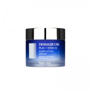 Укрепляющий крем со стволовыми клетками FarmStay Derma Cube Plant Stem Cell Super Active Cream 80 мл