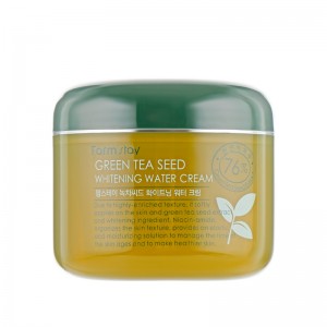 Увлажняющий осветляющий крем для лица FarmStay Green Tea Seed Whitening Water Cream 100 мл