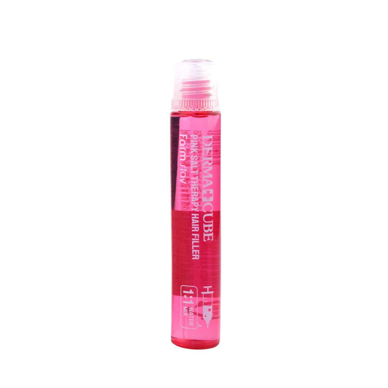 Укрепляющий филлер с розовой солью для волос FARMSTAY Derma Cube Pink Salt Therapy Hair Filler 13мл