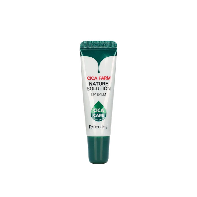 Бальзам для губ с центеллой азиатской FARMSTAY Cica Farm Nature Solution Lip Balm 10гр