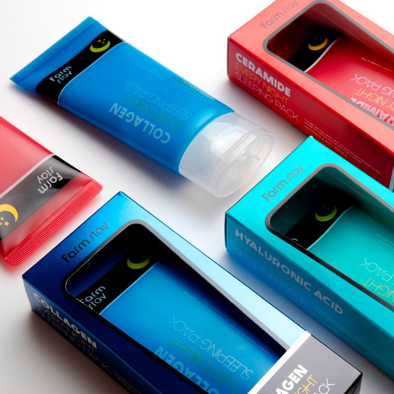 Ночная маска с керамидами FarmStay Ceramide Every Night Sleeping Pack ...