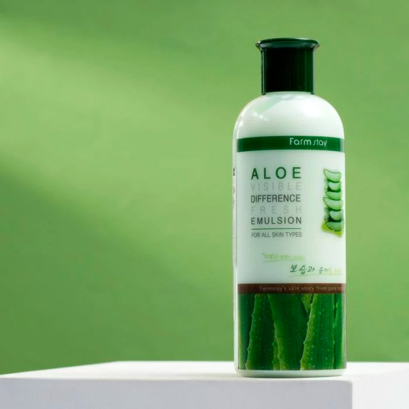Освежающая эмульсия с алоэ FarmStay Aloe Visible Difference Fresh Emulsion 350 мл